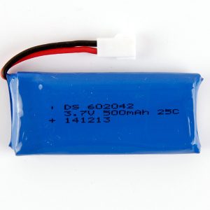 Batterie 3.7V 500mAh pour Syma X5C Hubsan H107 / H107C / 107D / 385 / Udi U941 / U941A / U816A / U830 / V252 / F180