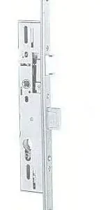 SERRURE A LARDER POUR MENUISERIE METAL A BASCULE.3 POINTS – U7/AXE 24