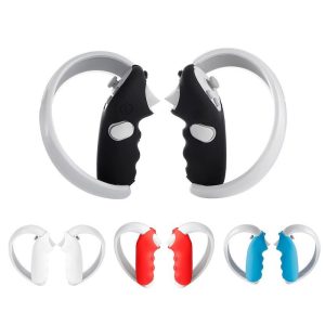 Coque de Protection en Silicone avec Caches Anneaux pour Contrôleurs Casque VR Pico 4