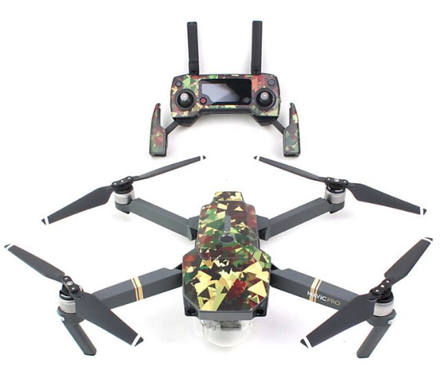 Stickers Drone et Télécommande pour DJI Mavic Pro (Camouflage)