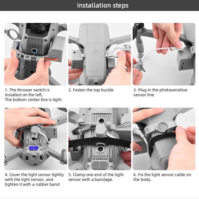 Système de Larguage Aérien pour Drones DJI Mavic Air 2/2S – Image 4