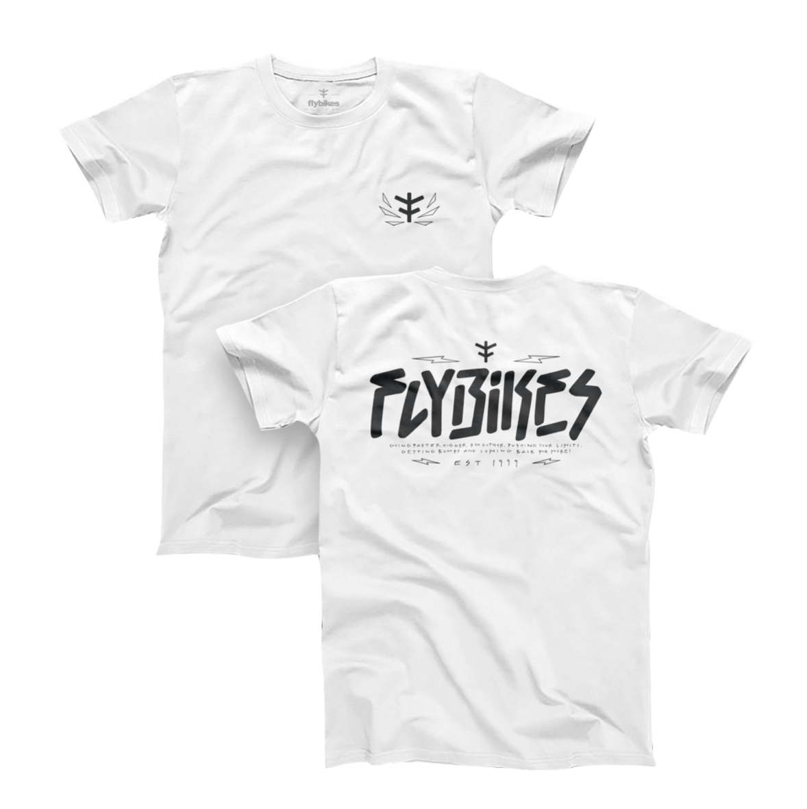 Tee Shirt FLYBIKES Faster White