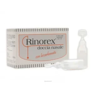 Rinorex Doccia Nasale Ipertonica con bicarbonato flaconcini 15x5ml
